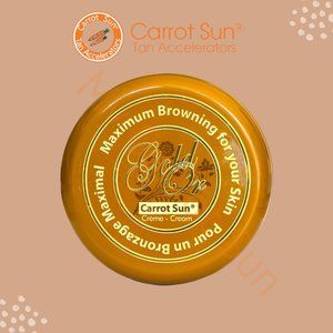 Carrot Sun Tan Accelerator Gold Cream with Almond Oil and L-Tyrosine